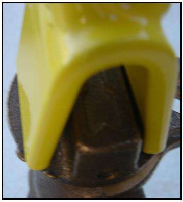 The working end of the key